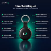 Caractéristiques du porte-clés Localeazy