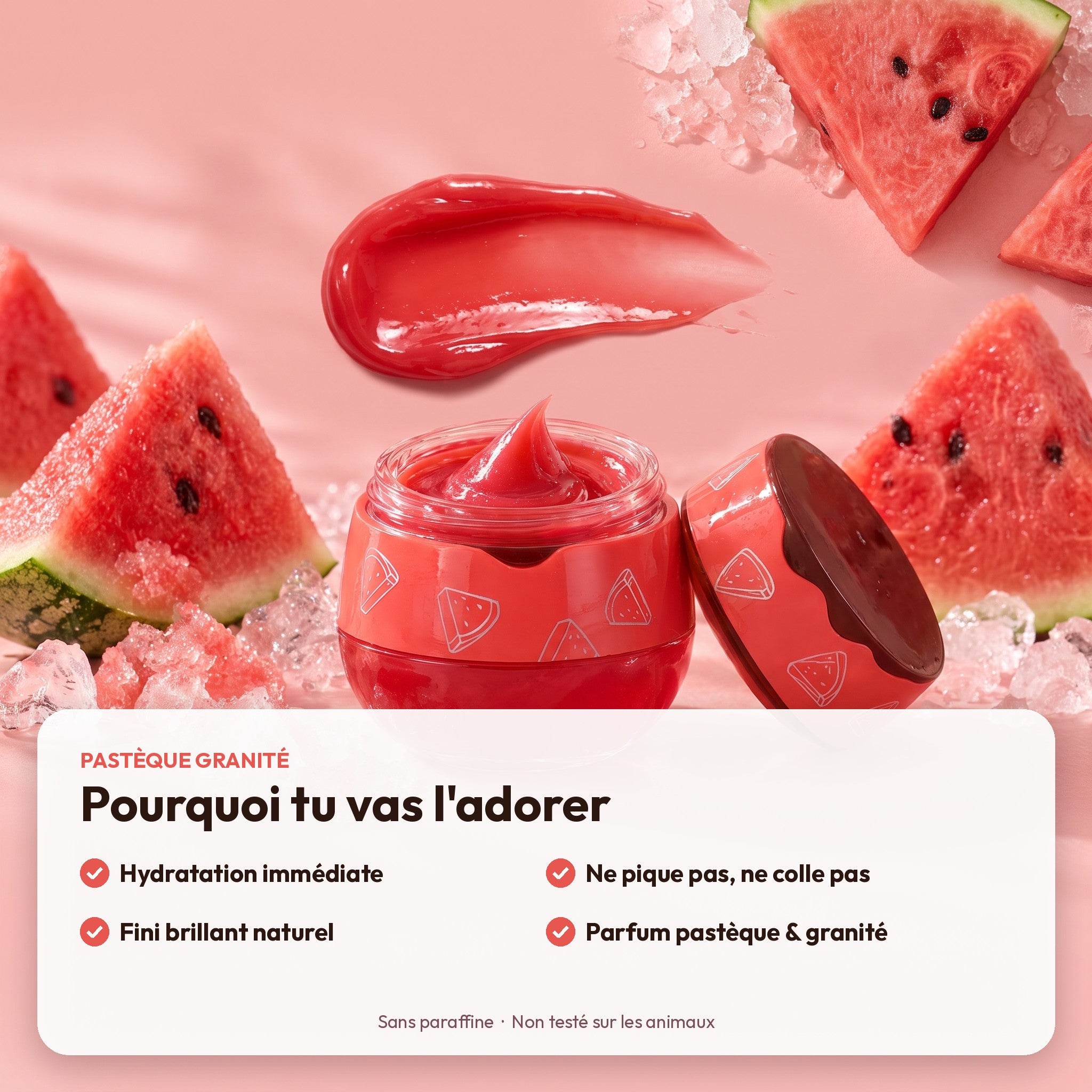Bienfaits du baume Pastèque Granité