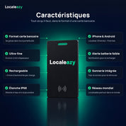 Caractéristiques de la carte Localeazy