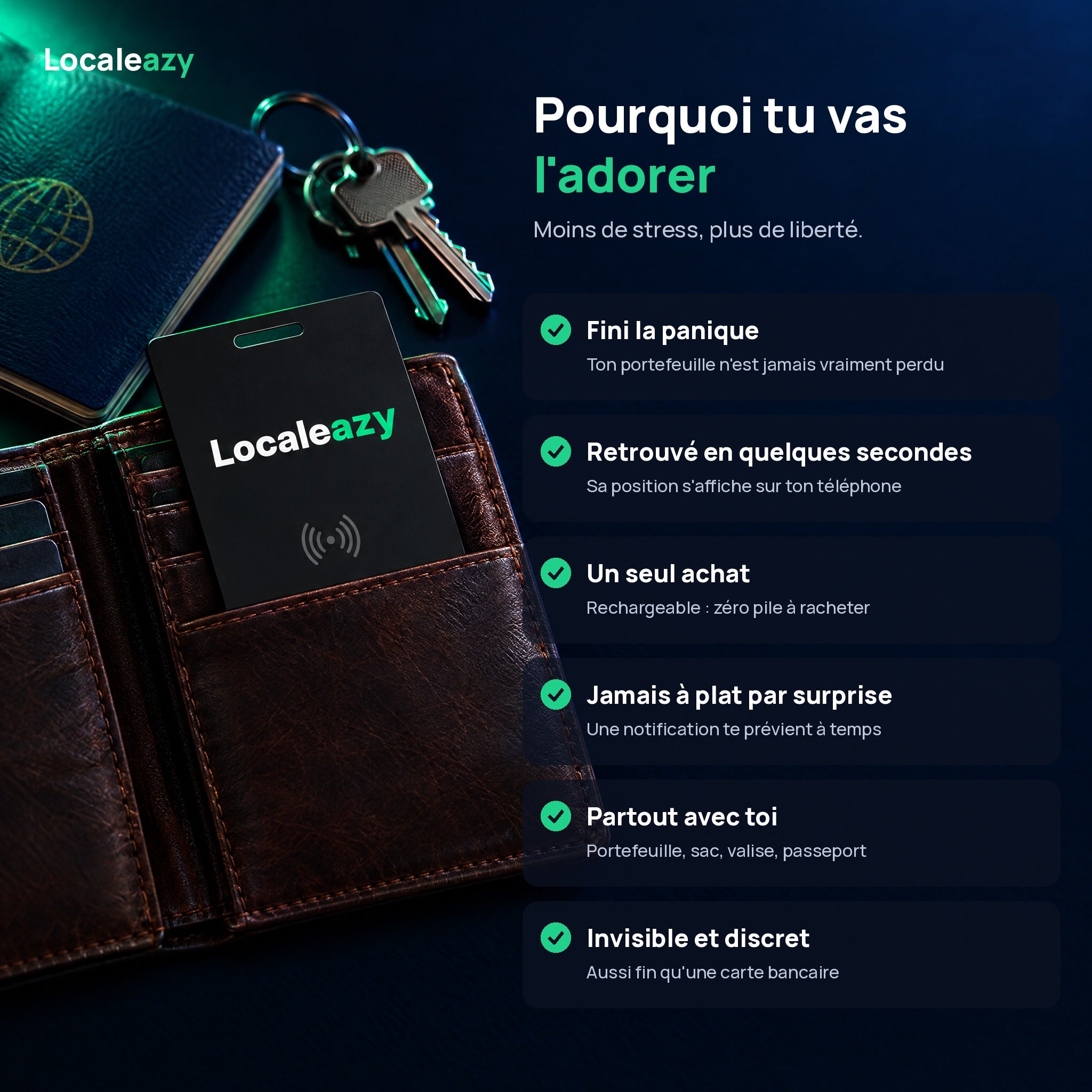 Bénéfices de la carte Localeazy